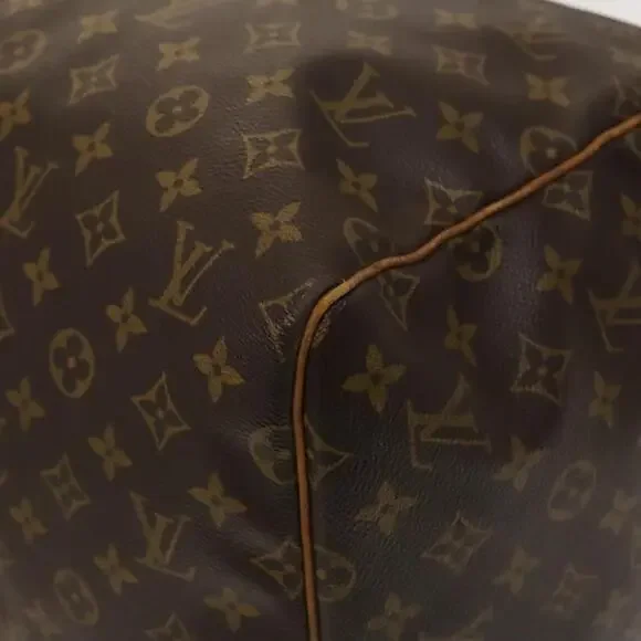 LOUIS VUITTON Monogram Keepall 55 Boston Bag M41424